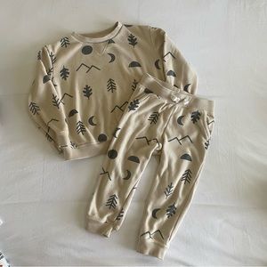 Little Co sweatshirt and pant set